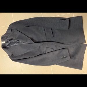Grey furry fuzzy coat size xxs - xs